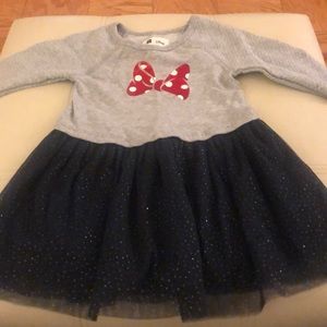 Girls Dress with Minnie Mouse and Tulle